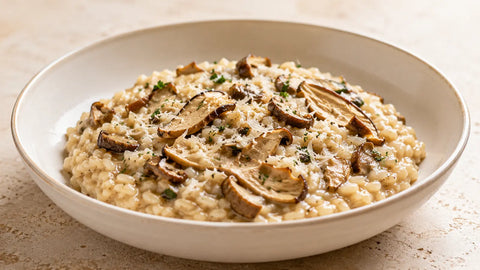 Risotto aux cèpes séchés Boletus edulis