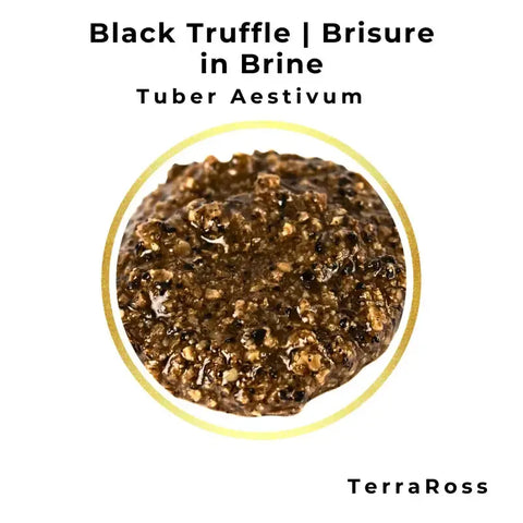 Black truffle brisure in brine, premium truffle brisure for gourmet dishes