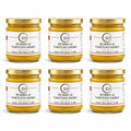 Douze pots de 160 g de beurre de truffe noire à 6 % Tuber aestivum