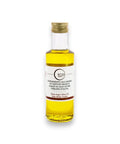 Bouteille d'huile de truffe blanche avec bouchon et étiquette dorés pour Dog Training White Truffle Oil