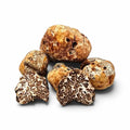Truffes fraîches de Tuber borchii de catégorie B, présentant une couleur intérieure naturellement pâle et un veinage délicat