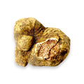 Grosses truffes blanches fraîches Tuber magnatum montrant une couleur extérieure naturelle et un marbrage interne original