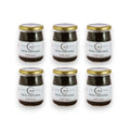 Pack de six pots de sauce Ross Salsa Tartufata à la truffe avec étiquettes noires et dorées